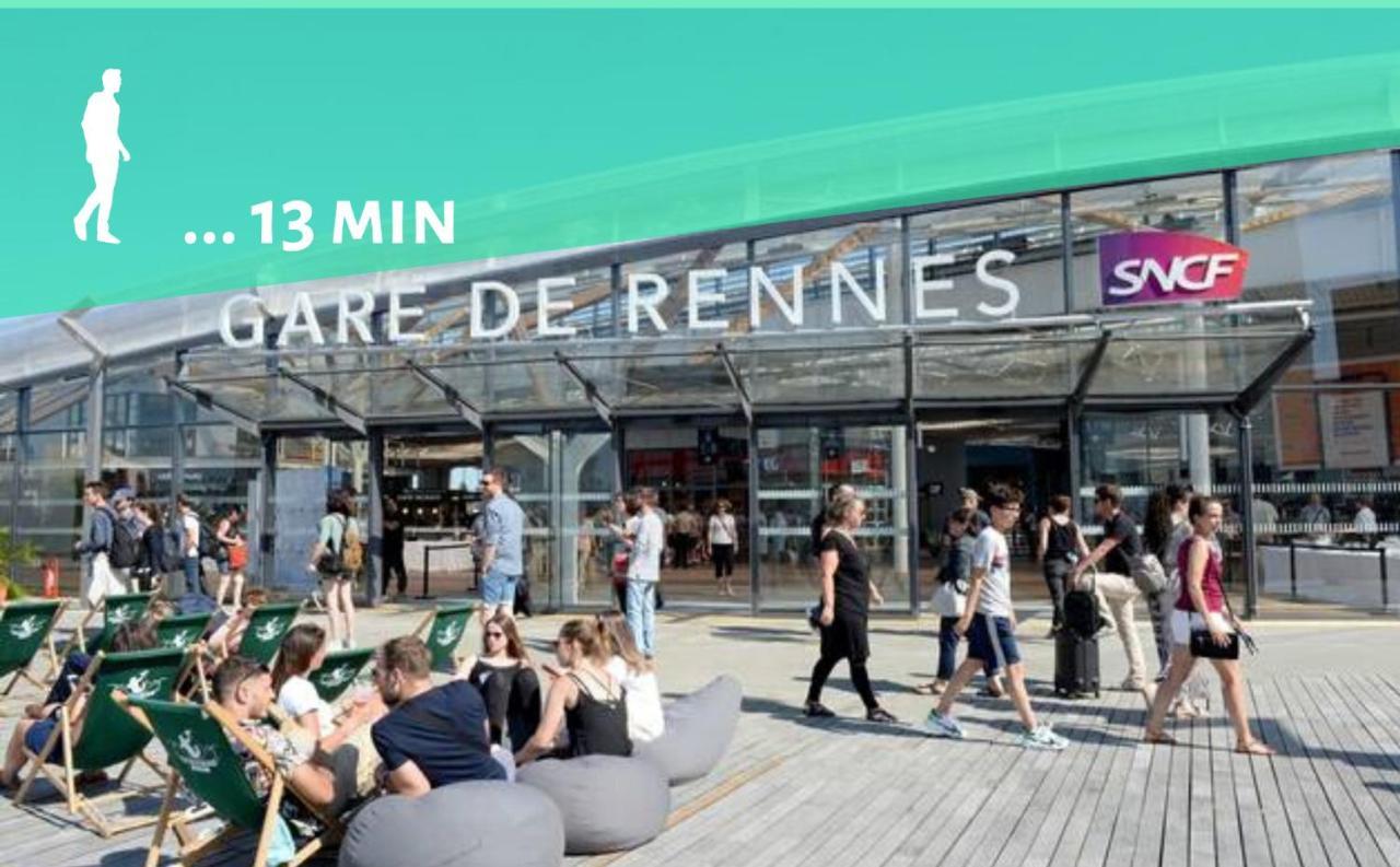 Appartement T2 - Proche Gare - Bord De Vilaine Rennes Ngoại thất bức ảnh